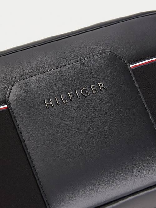 Black Tommy Hilfiger Commuter Drop Hanging Washbag Men's Bags | TH251TWX