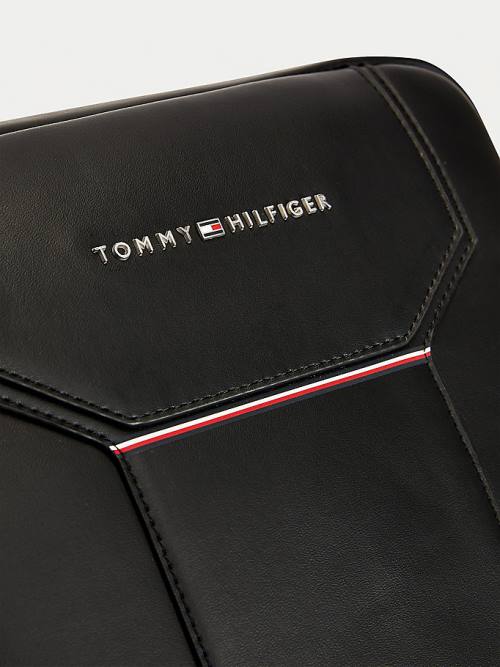 Black Tommy Hilfiger Commuter Reporter Men's Bags | TH613EHQ