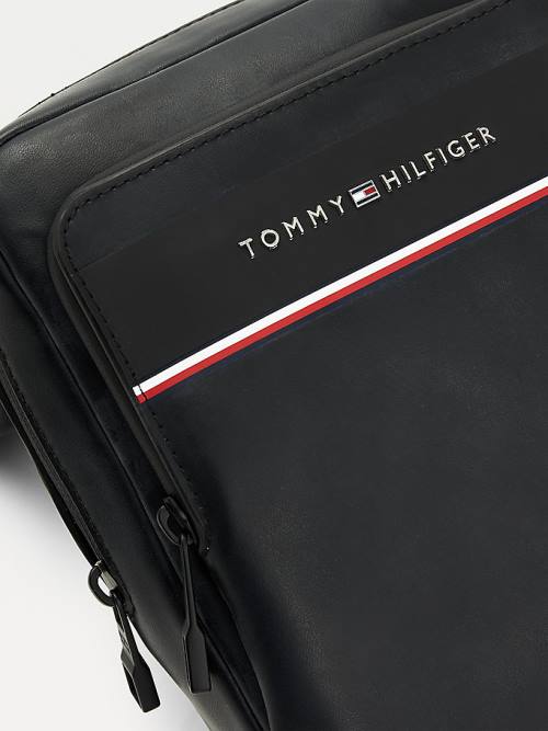 Black Tommy Hilfiger Commuter Small Reporter Men's Bags | TH134DWG