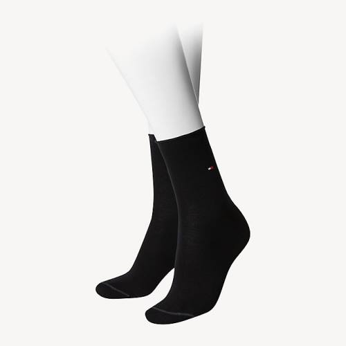 Black Tommy Hilfiger Cotton Women\'s Socks | TH079SAQ