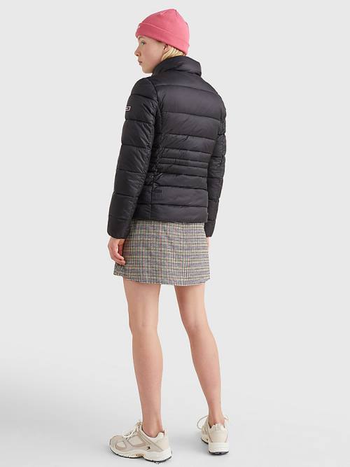 Black Tommy Hilfiger Down Quilted Women's Jackets | TH139QRW