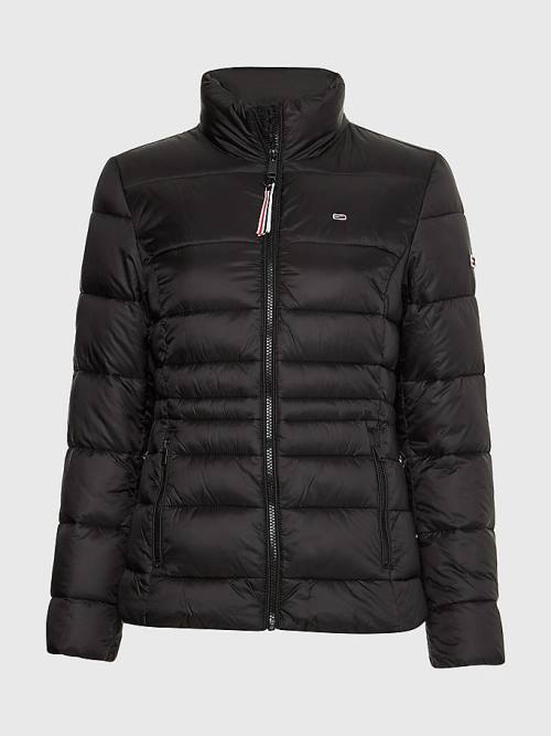 Black Tommy Hilfiger Down Quilted Women's Jackets | TH139QRW