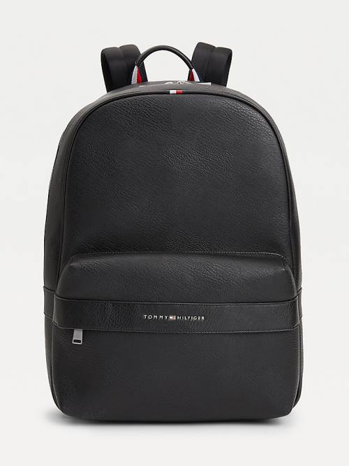 Black Tommy Hilfiger Downtown Backpack Men\'s Bags | TH085TDG