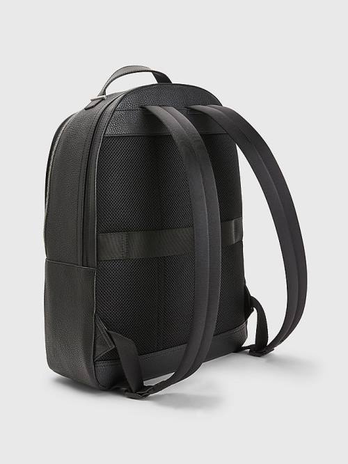 Black Tommy Hilfiger Downtown Backpack Men's Bags | TH856FHD