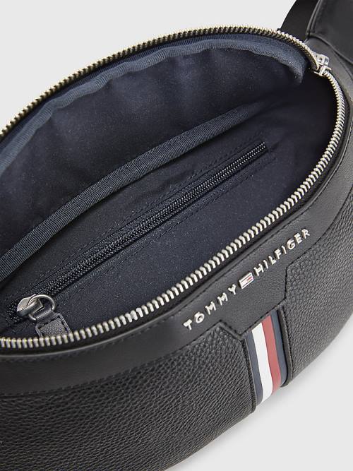 Black Tommy Hilfiger Downtown Crossbody Men's Bags | TH297VTB