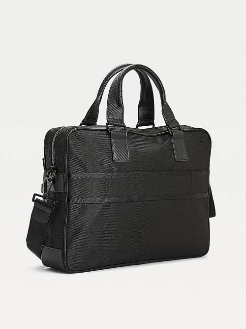 Black Tommy Hilfiger Elevated Modern Computer Men's Bags | TH193ATX