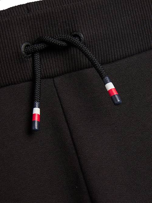 Black Tommy Hilfiger Essential Drawstring Sweat Shorts Boys' Pants | TH178PWI