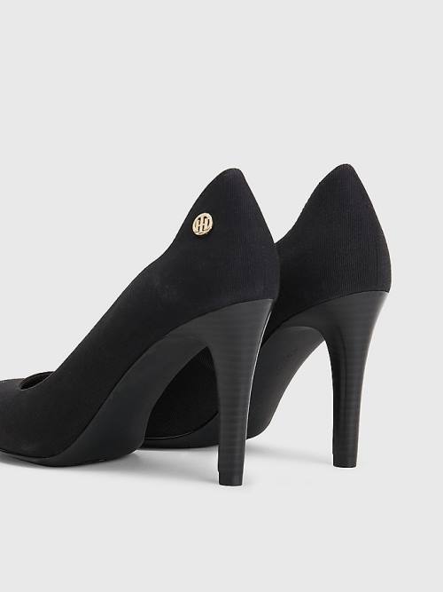 Black Tommy Hilfiger Essential High Pumps Women's Heels | TH260PFG