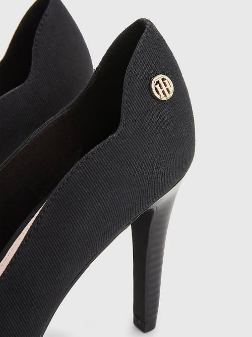 Black Tommy Hilfiger Essential High Pumps Women's Heels | TH260PFG