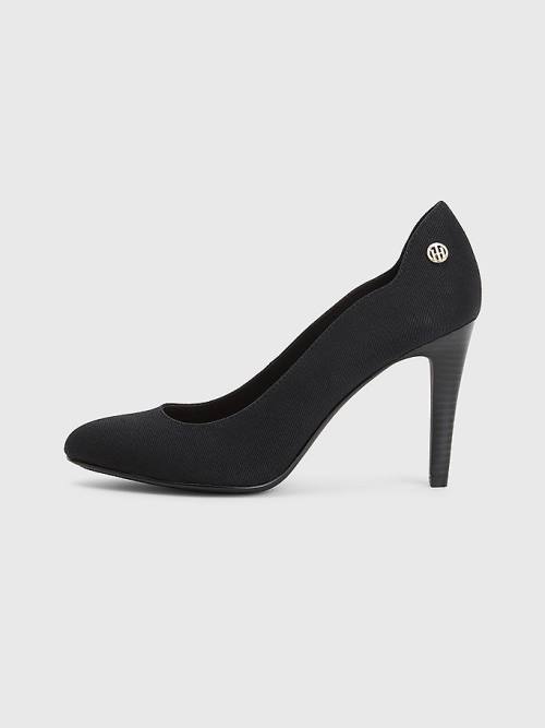 Black Tommy Hilfiger Essential High Pumps Women's Heels | TH260PFG