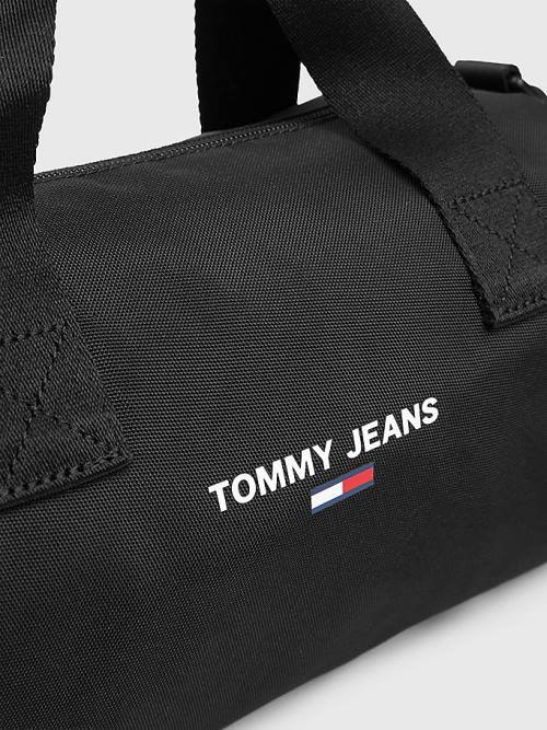 Black Tommy Hilfiger Essential Logo Crossover Women's Bags | TH682BVX