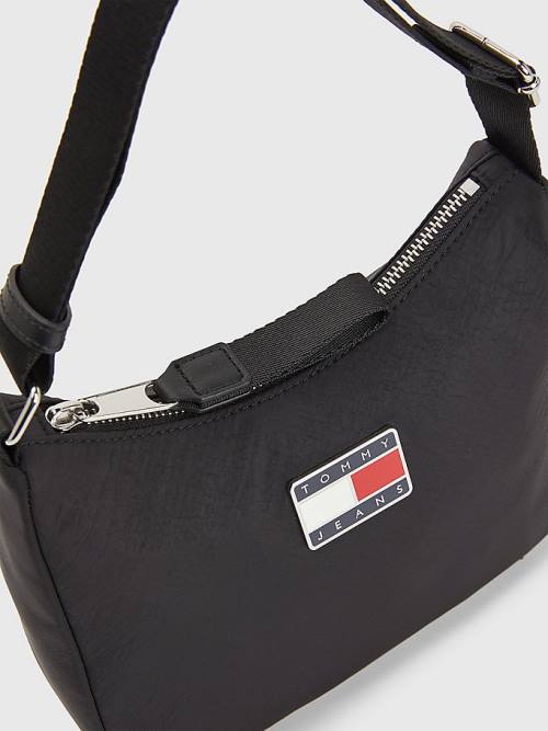 Black Tommy Hilfiger Festival Shoulder Women's Bags | TH068XLT