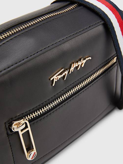 Black Tommy Hilfiger Iconic Camera Women's Bags | TH283SNF