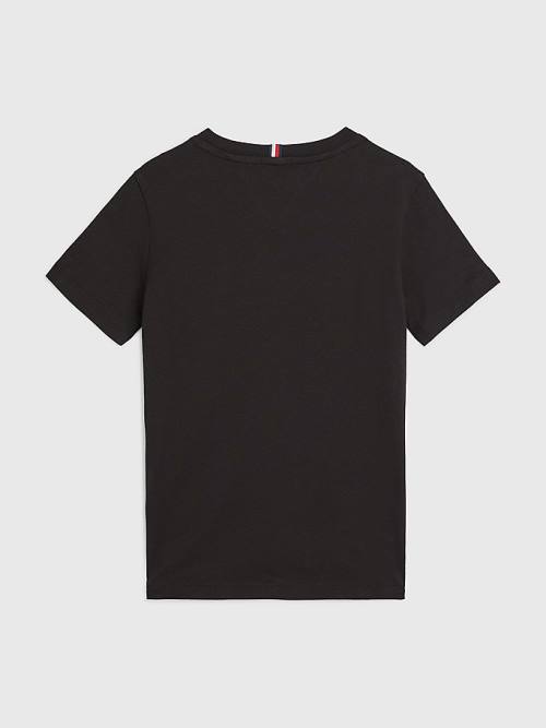 Black Tommy Hilfiger Logo Boys' T Shirts | TH035IWU