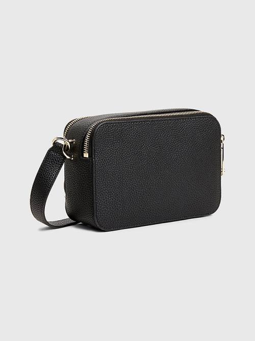 Black Tommy Hilfiger Monogram Camera Women's Bags | TH596GPR