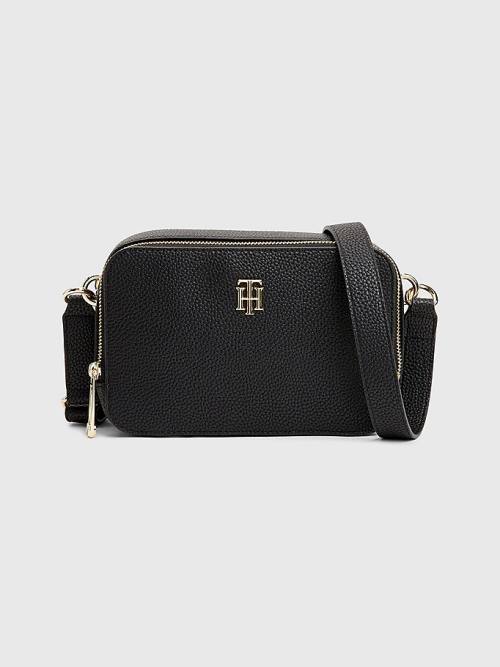 Black Tommy Hilfiger Monogram Camera Women\'s Bags | TH596GPR