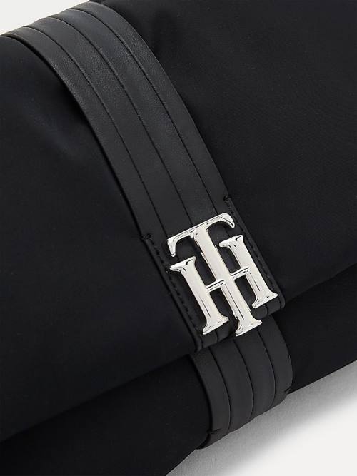 Black Tommy Hilfiger Monogram Crossover Women's Bags | TH729PNR