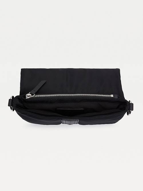 Black Tommy Hilfiger Monogram Crossover Women's Bags | TH729PNR