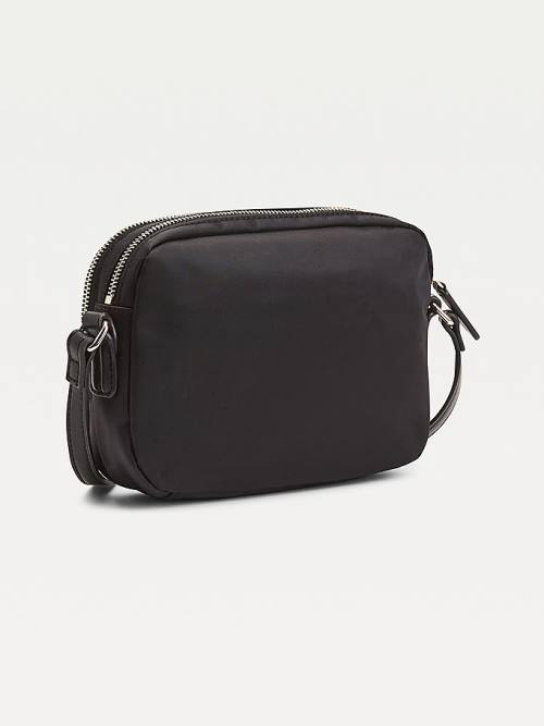 Black Tommy Hilfiger Monogram Recycled Crossover Women's Bags | TH301HSR