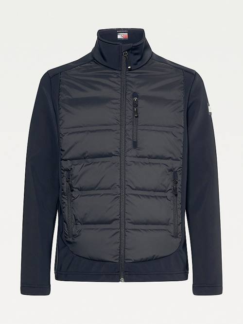 Black Tommy Hilfiger Rossignol Padded Zip-Thru Men's Jackets | TH350NGA