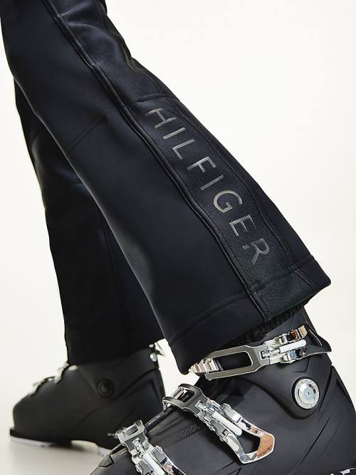 Black Tommy Hilfiger Rossignol Softshell Ski Women's Pants | TH408BLU