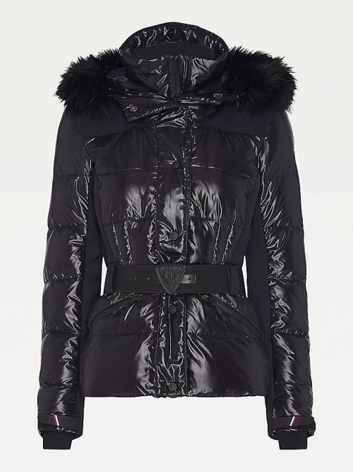 Black Tommy Hilfiger Rossignol Tonal Ski Women's Jackets | TH981BVZ