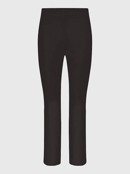 Black Tommy Hilfiger Slim Ankle Women's Pants | TH951CGD