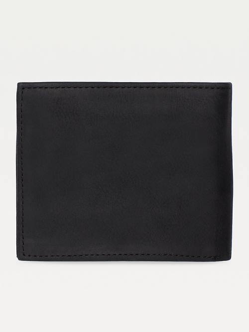 Black Tommy Hilfiger Small Bifold Card Men's Wallets | TH548IGT