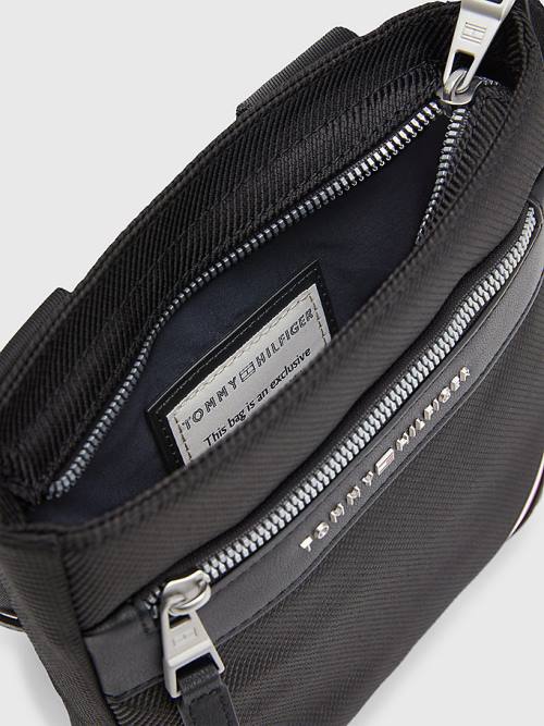 Black Tommy Hilfiger Small Crossover Men's Bags | TH039RWA