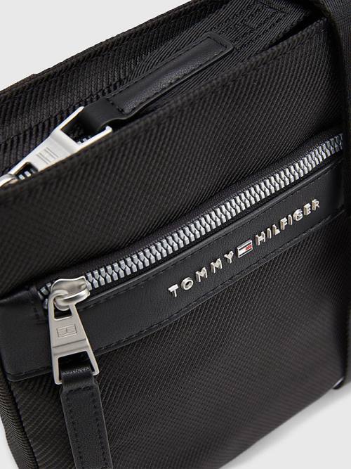 Black Tommy Hilfiger Small Crossover Men's Bags | TH039RWA