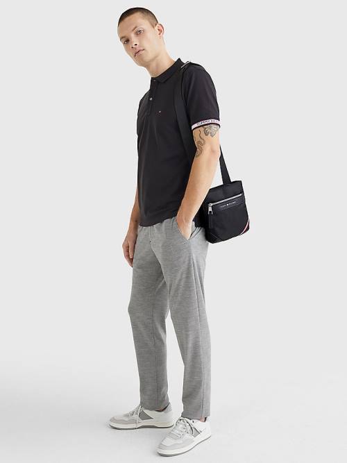 Black Tommy Hilfiger Small Crossover Men's Bags | TH039RWA