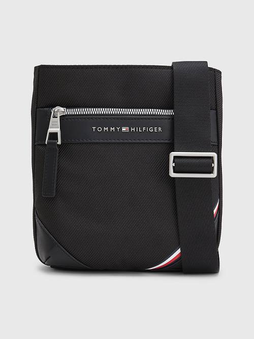 Black Tommy Hilfiger Small Crossover Men\'s Bags | TH039RWA