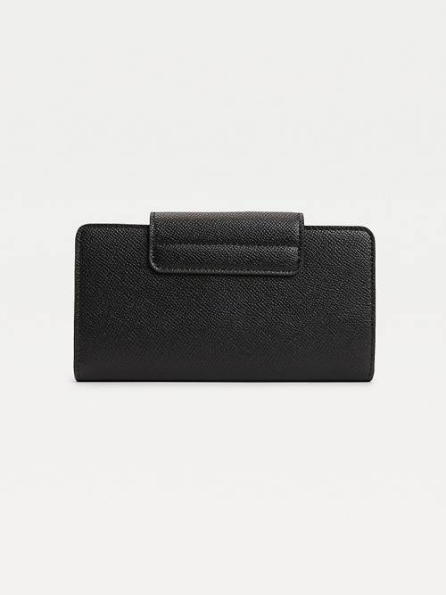 Black Tommy Hilfiger TH Club Slim Women's Wallets | TH529UBT