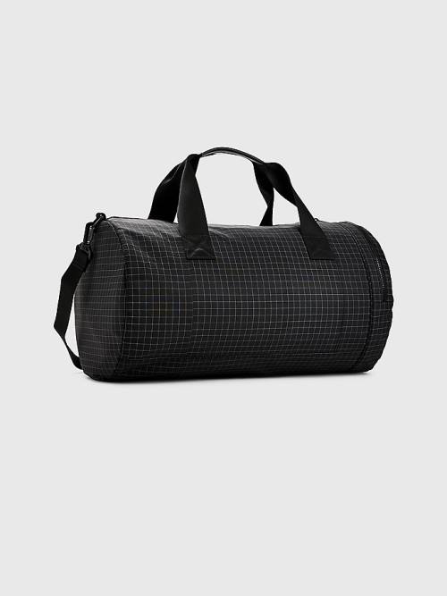 Black Tommy Hilfiger TH Established Duffle Men's Bags | TH904SHK