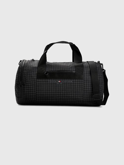 Black Tommy Hilfiger TH Established Duffle Men\'s Bags | TH904SHK