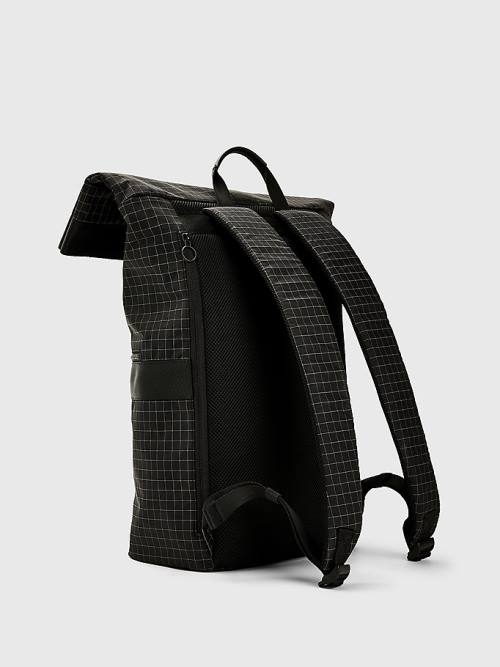 Black Tommy Hilfiger TH Established Urban Backpack Men's Bags | TH029CWR