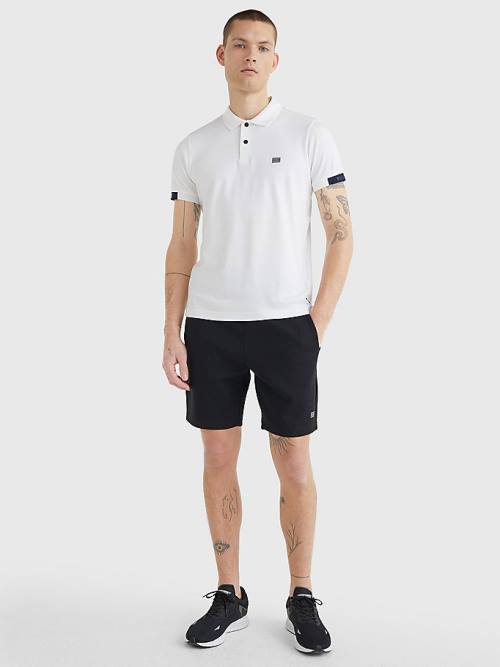 Black Tommy Hilfiger TH Flex Tech Essential Men's Shorts | TH023JQN