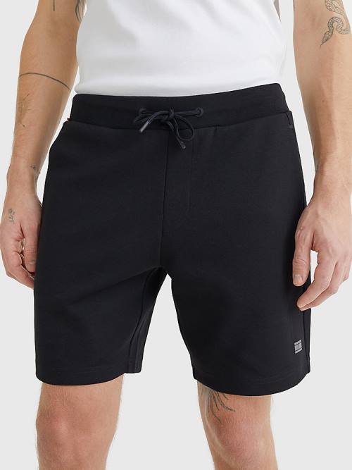 Black Tommy Hilfiger TH Flex Tech Essential Men\'s Shorts | TH023JQN