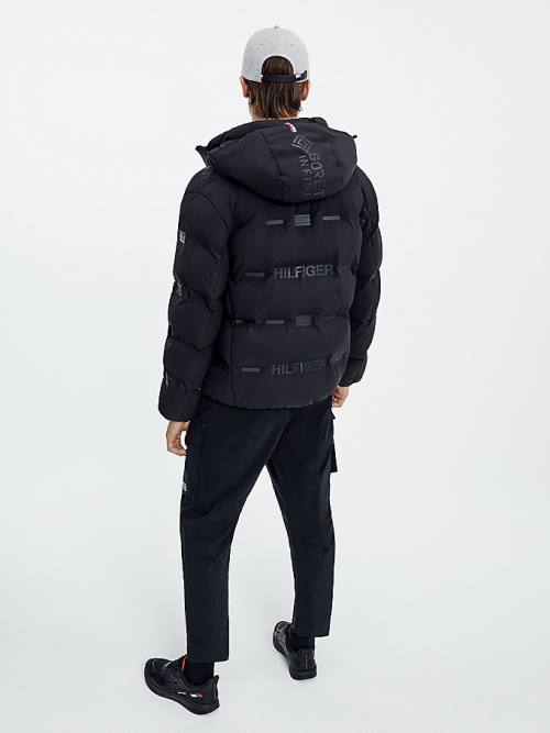 Black Tommy Hilfiger Tech Essential GORE-TEX Puffer Men's Jackets | TH751YZB