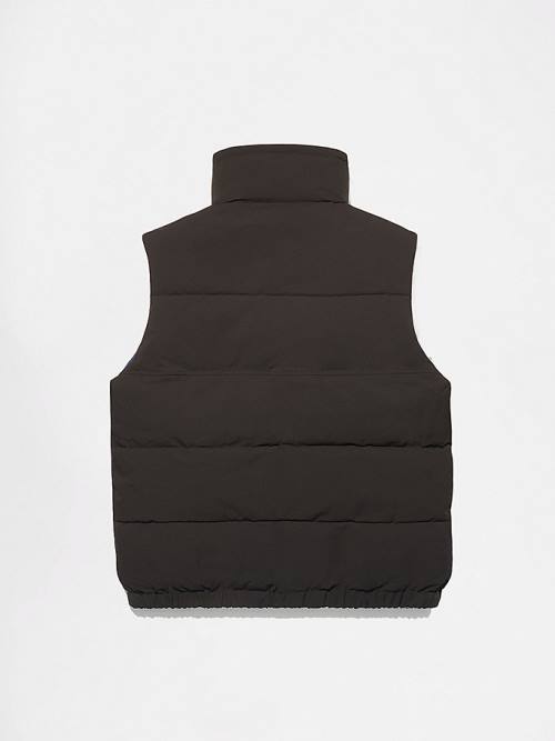 Black Tommy Hilfiger Tommy X AAPE Reversible Vest Men's Coats | TH530TJK