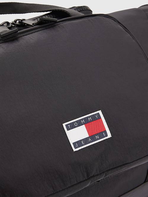 Black Tommy Hilfiger Travel Duffle Men's Bags | TH908YTA