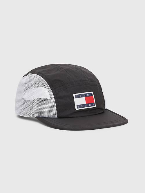 Black Tommy Hilfiger Travel Mesh Cap Men\'s Hats | TH453EXN