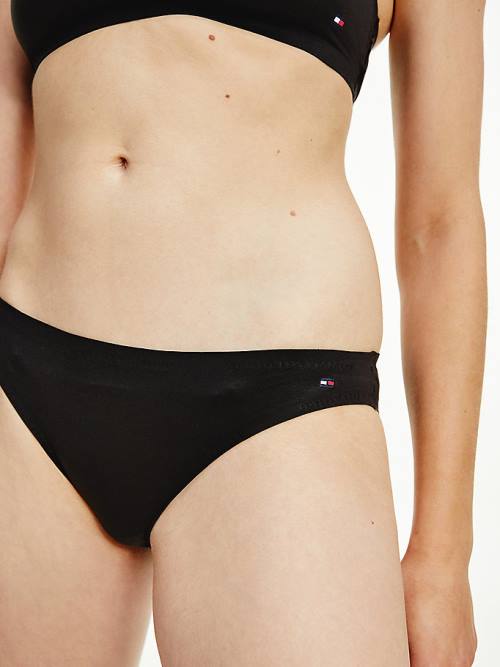 Black Tommy Hilfiger Ultra Soft Briefs Women's Underwear | TH641APE