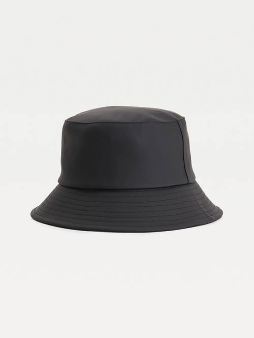 Black Tommy Hilfiger Urban Bucket Men's Hats | TH803CEV