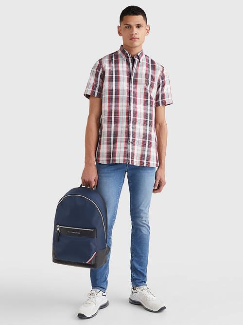 Blue Tommy Hilfiger 1985 Backpack Men's Bags | TH976OGC