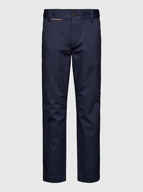 Blue Tommy Hilfiger 1985 Essential Chinos Boys\' Pants | TH172QPV