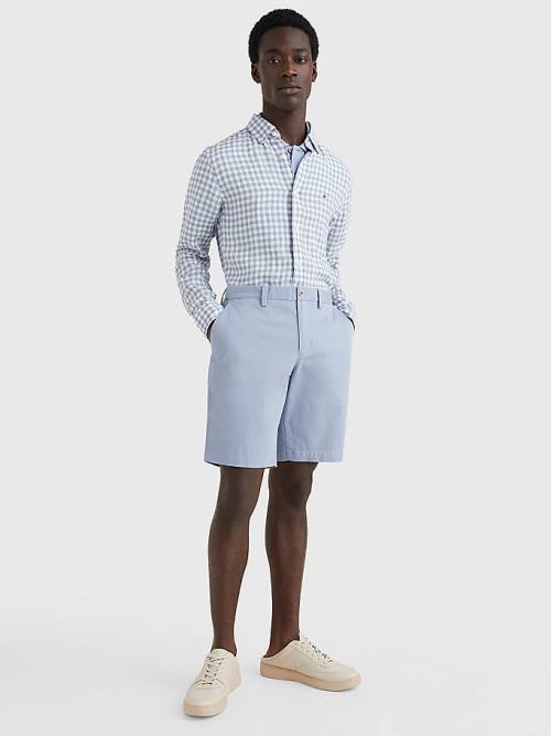 Blue Tommy Hilfiger 1985 Essential Harlem Relaxed Fit Men's Shorts | TH076HCE