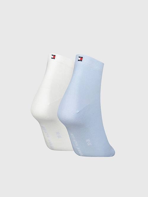 Blue Tommy Hilfiger 2-Pack Casual Short Women's Socks | TH390GOH