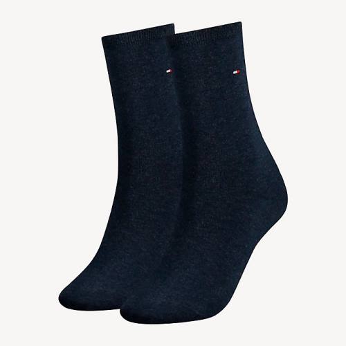 Blue Tommy Hilfiger 2-Pack Casual Women\'s Socks | TH467WFP