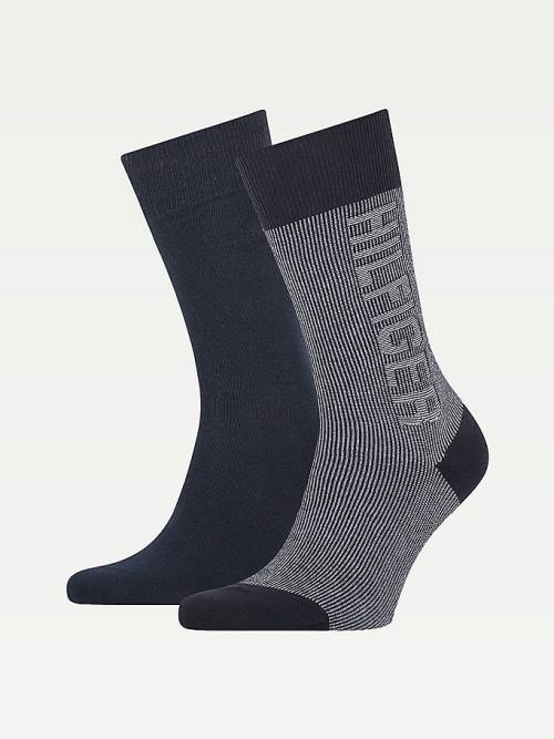 Blue Tommy Hilfiger 2-Pack Dot Women\'s Socks | TH459SGH